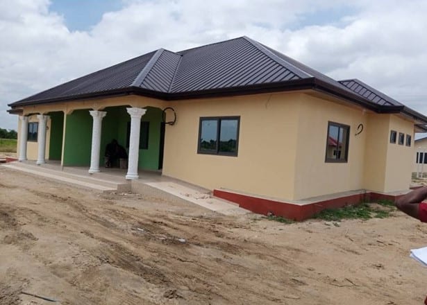 Construction of 1No. 2-Bedroom Semi-Detached Nurses Bungalows at Aveyime