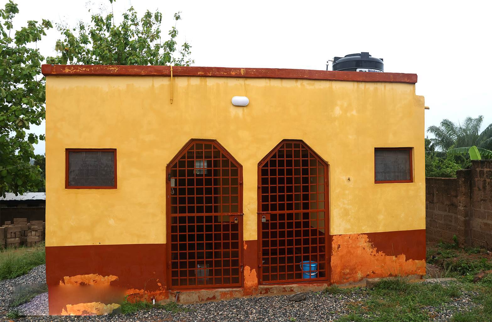Construction of 10 -Seater WC With Borehole at Tieku M/A Basic School