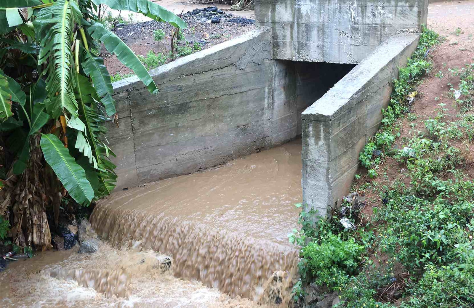 Construction of Rectangular Storm Drain at Nsawam Abongo House N1