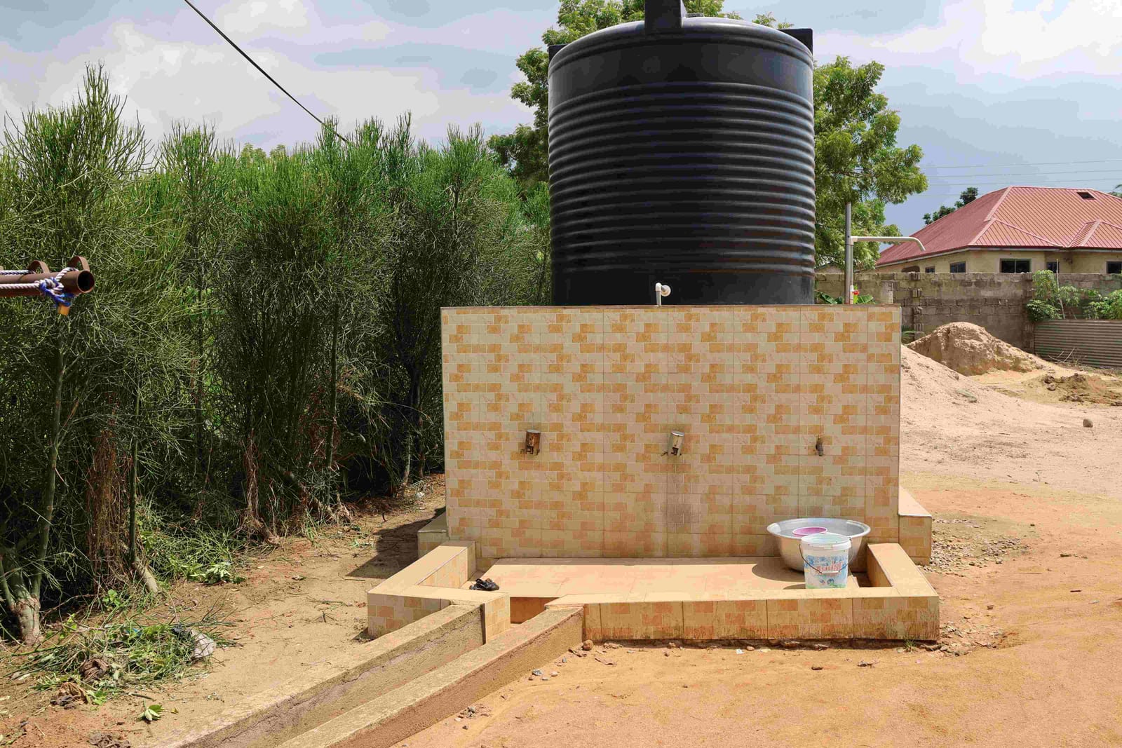 Drilling and Construction of Mechanized Borehole at Akwamu