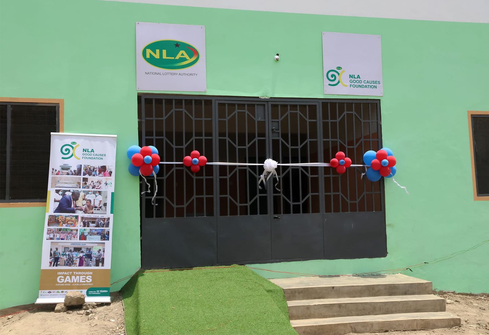Construction of 10 -Seater Toilet Facility With Borehole at Sakyikrom
