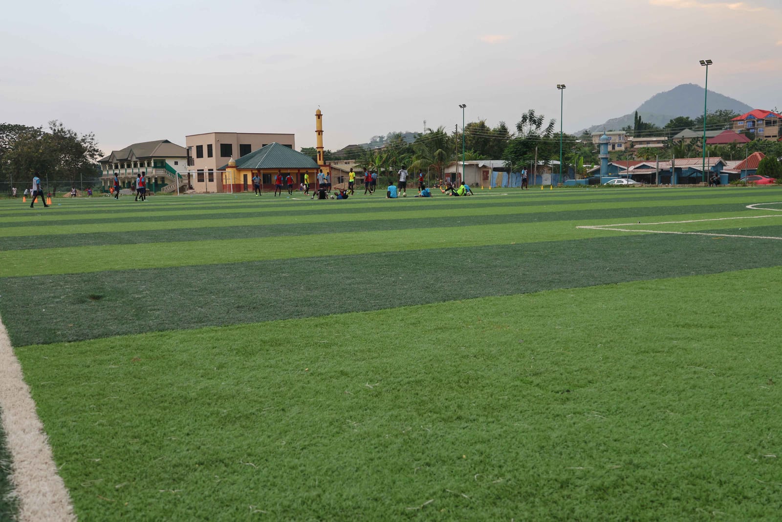 Construction Of Astro Turf Park