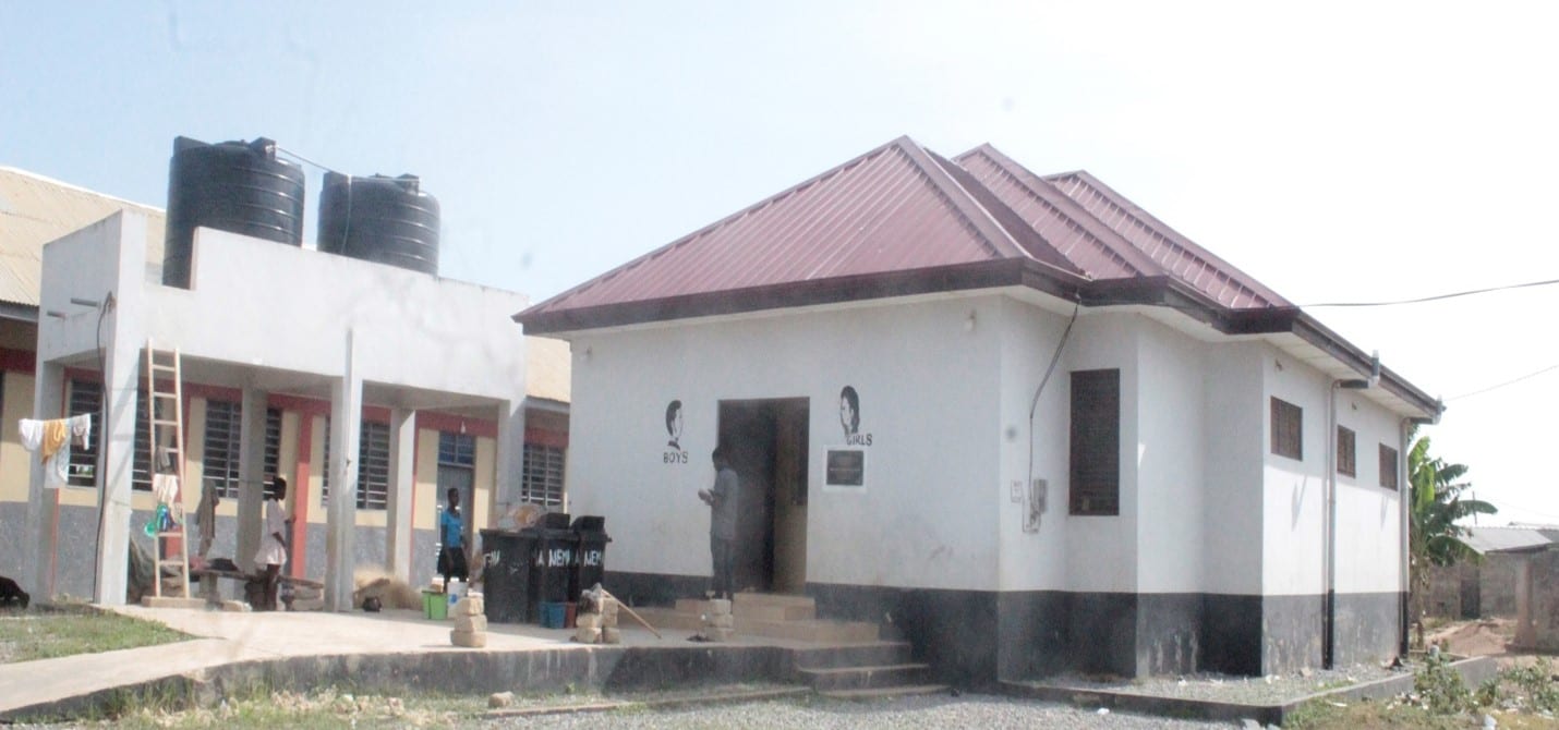 Construction of 12-Seater Toilet Facility with Overhead Tank