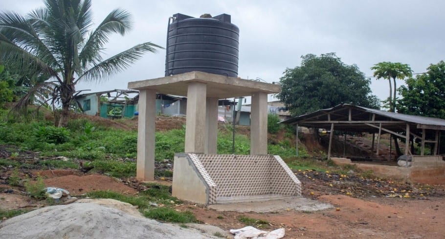 Drilling And Mechanization Of No. 5 Boreholes With Overhead Tanks at Abofuor and other towns