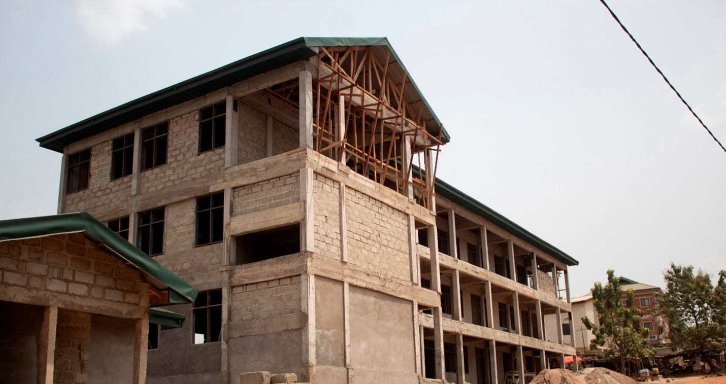 Construction of 1No 2- Storey 12-unit classroom block at Weweso