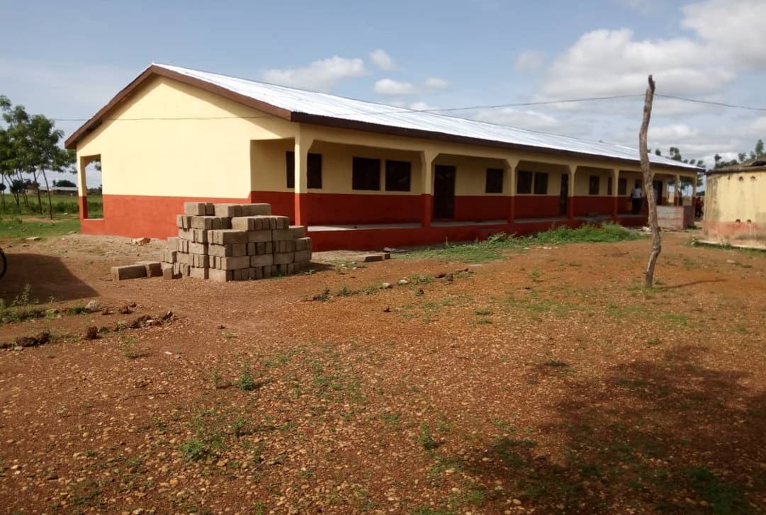 Construction of 3-unit classroom block at Bakundiba