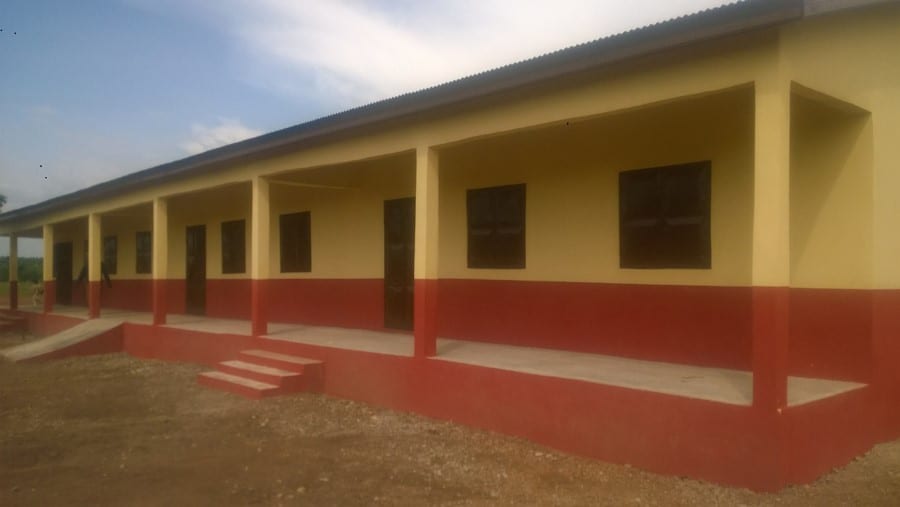 Construction of 1no.3 unit classroom block at Biwaldo