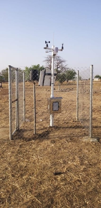 Deployment of Automatic Weather Station at Libga