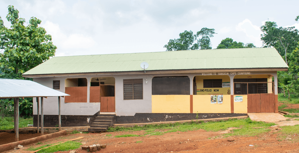 Construction of CHPS compound at Yawkrom