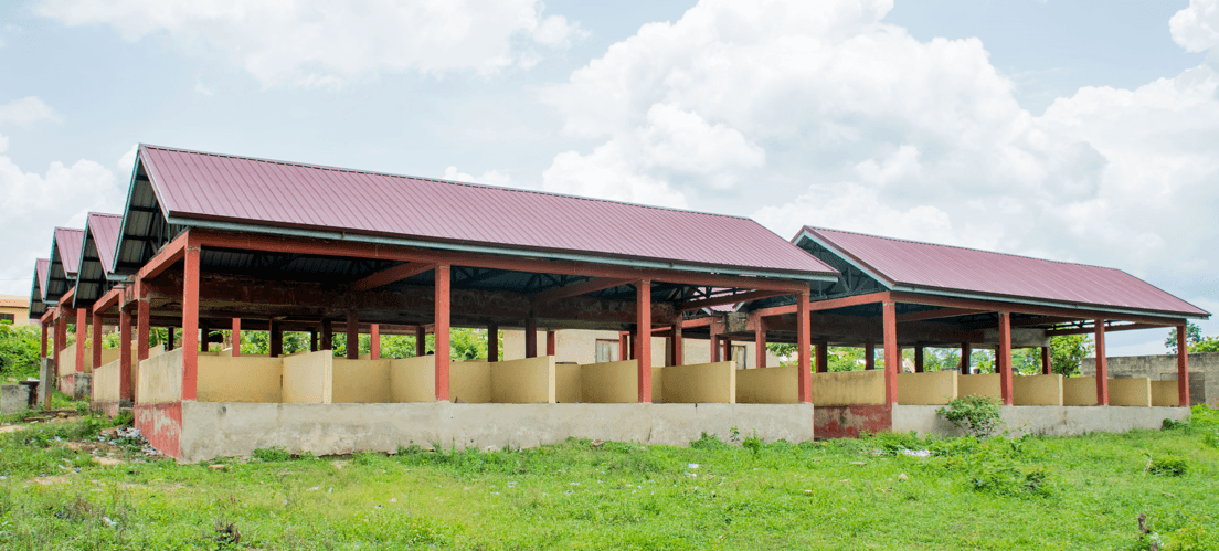 Construction of 72-Unit Market Shed at Nsawora