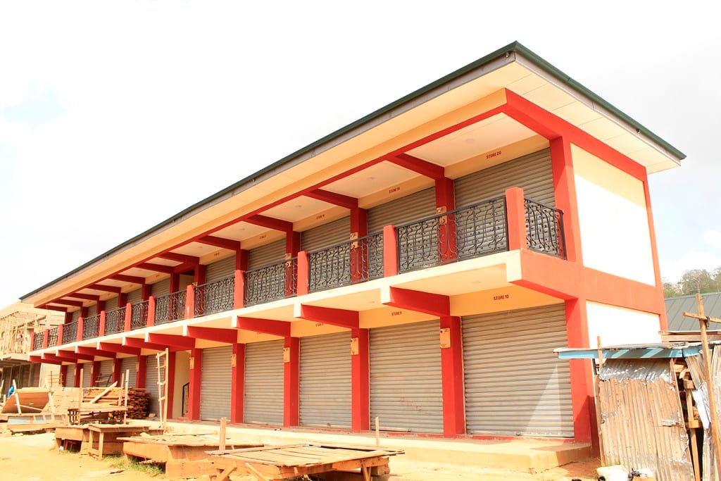 Construction of Stores at Edwinase Market