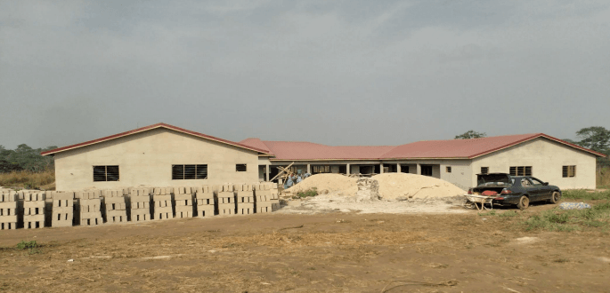 Construction of Vocational Block at Kwamang SHS