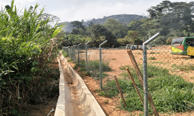 Construction of lorry park and drains at Abasua
