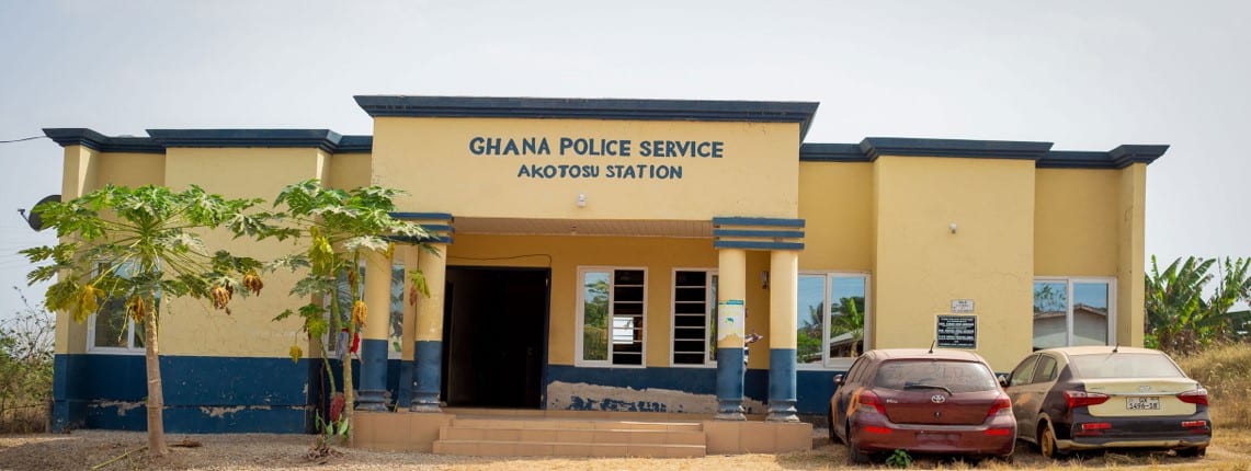 Construction of Police Station at Akotosu