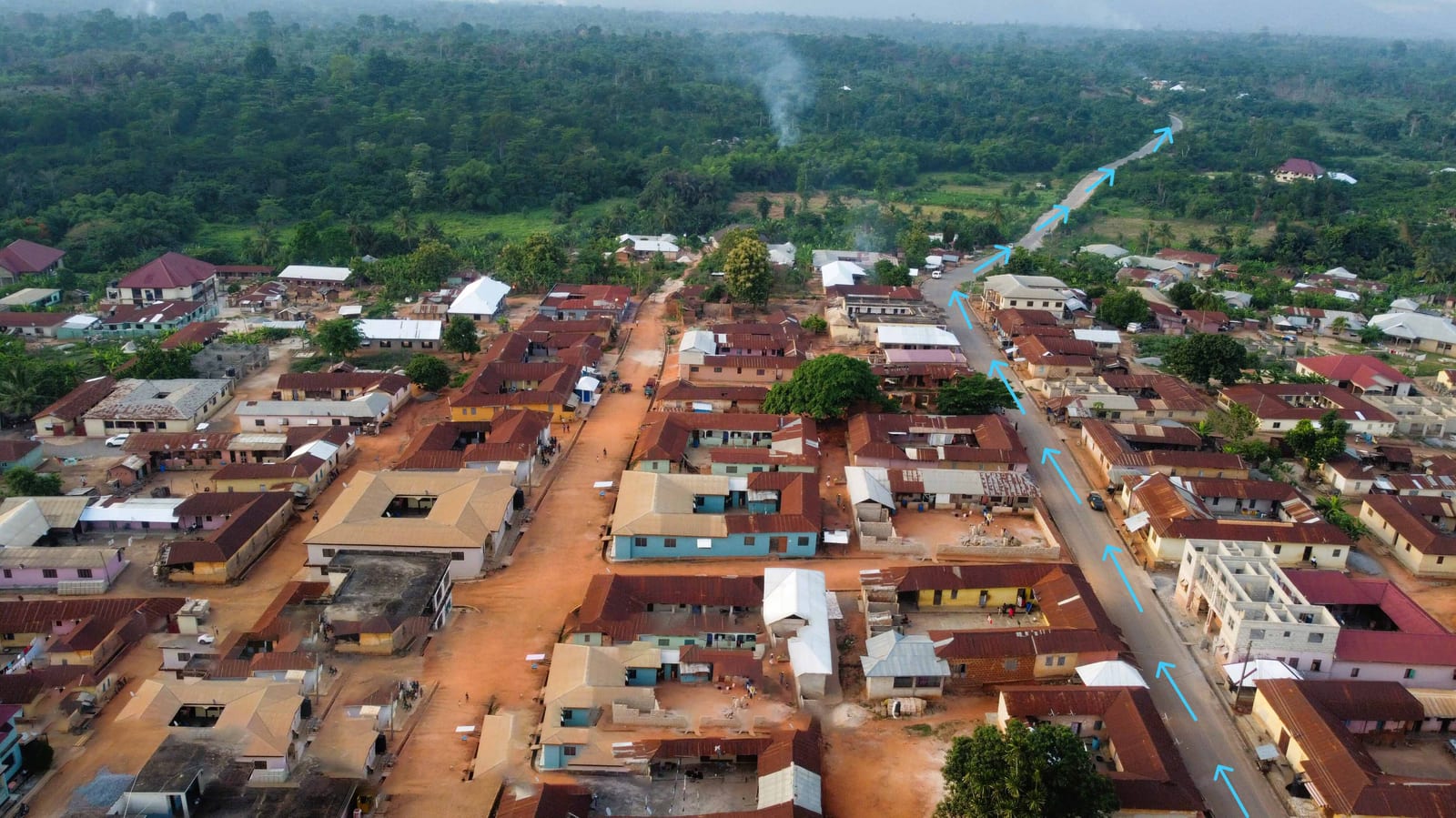 Construction of Asamang-Yonso Road