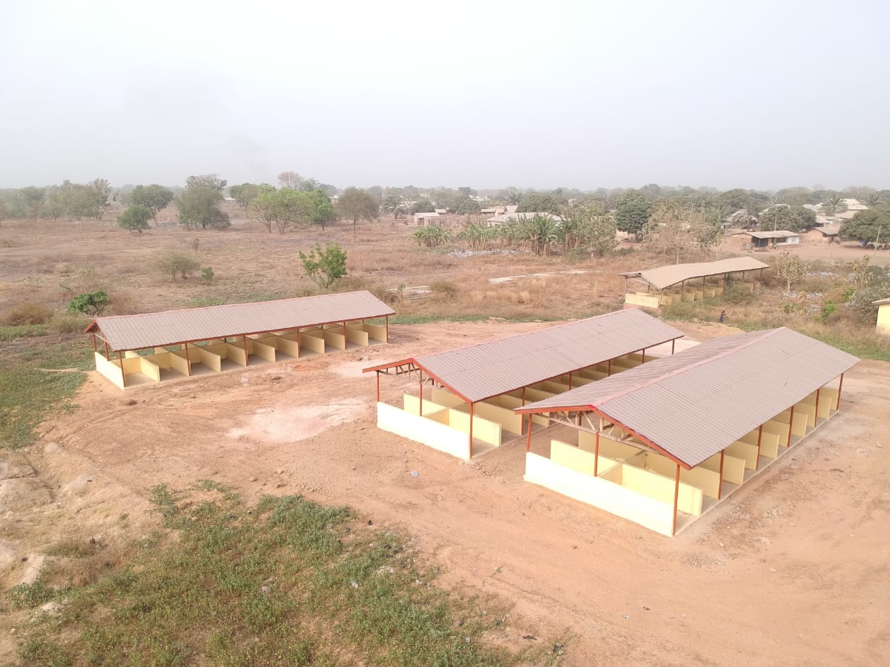 Construction of 3No. Market Sheds at Kyeamekrom