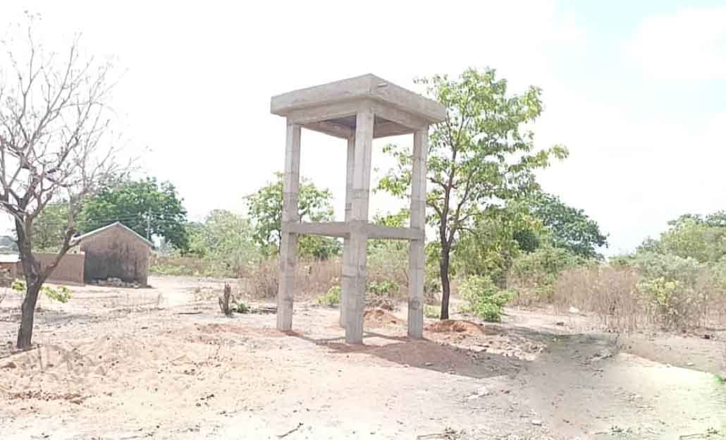Drilling and Mechanisation of 1No. borehole with 10,000 liters capacity Polytank mounted on an elevated concrete stand at Kwala