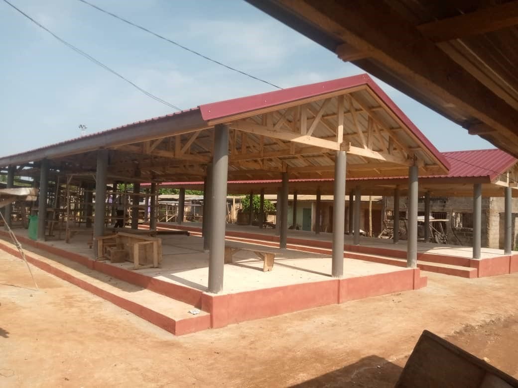 Construction of 2no. Open Market Sheds at Sogakope Market