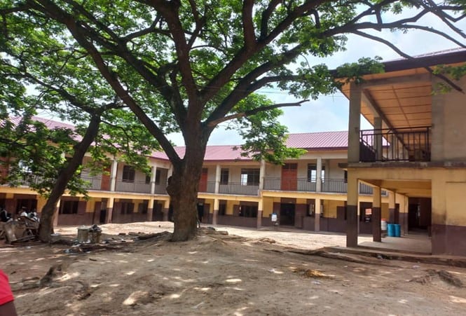 2 Storey 12-Unit Classroom Block with Ancillary Facilities & 16 Seater W/C Toilet Facilities Phase 1 at Anomangye Nkwanta