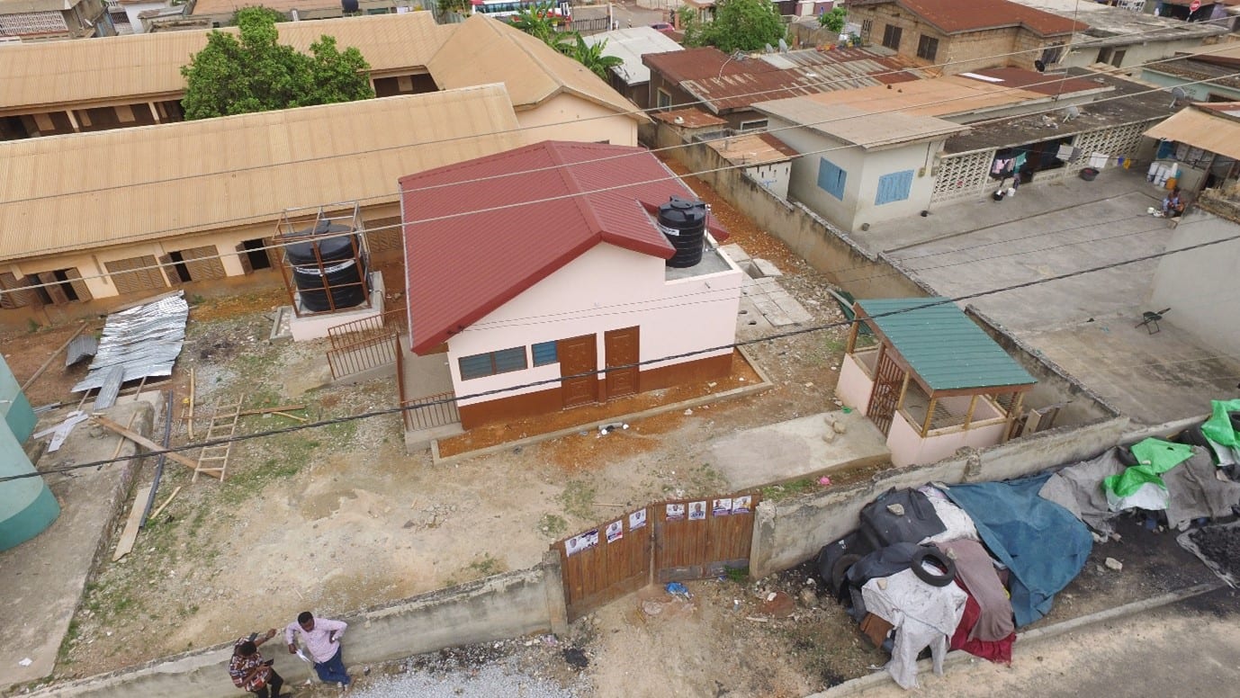 1 No. 10 seater toilet facilty at King Faisal Basic School