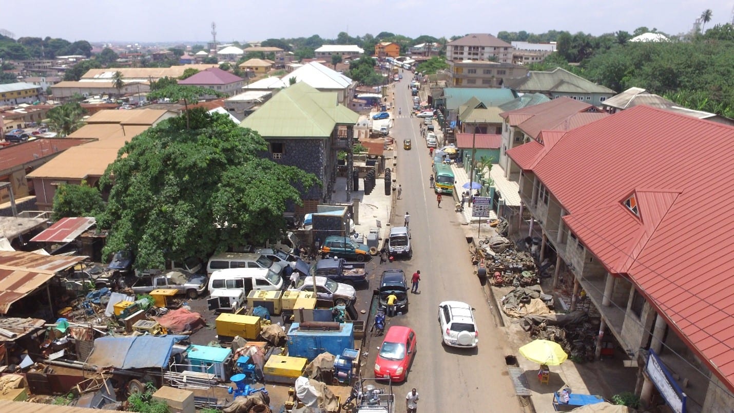 Construction of (5km) Road at Suame magazine