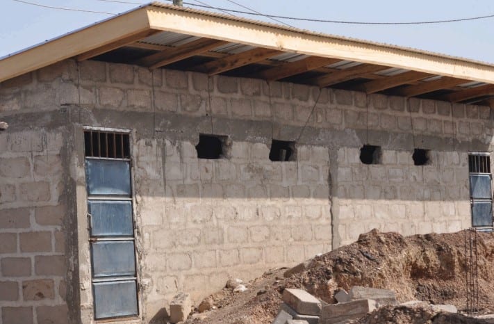 4-Seater Toilet Facility at Lamashegu Market