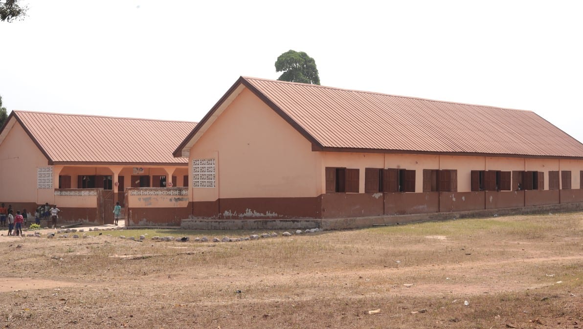Construction of 6 unit classroom block with ancillary facilities at Nsuta Techiman
