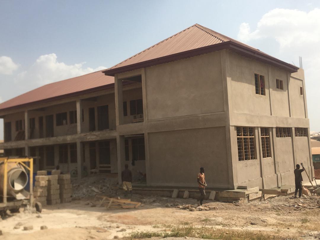 Construction of 1 no 2 storey 6 unit classroom block with ancillary facilities at Aduana model school