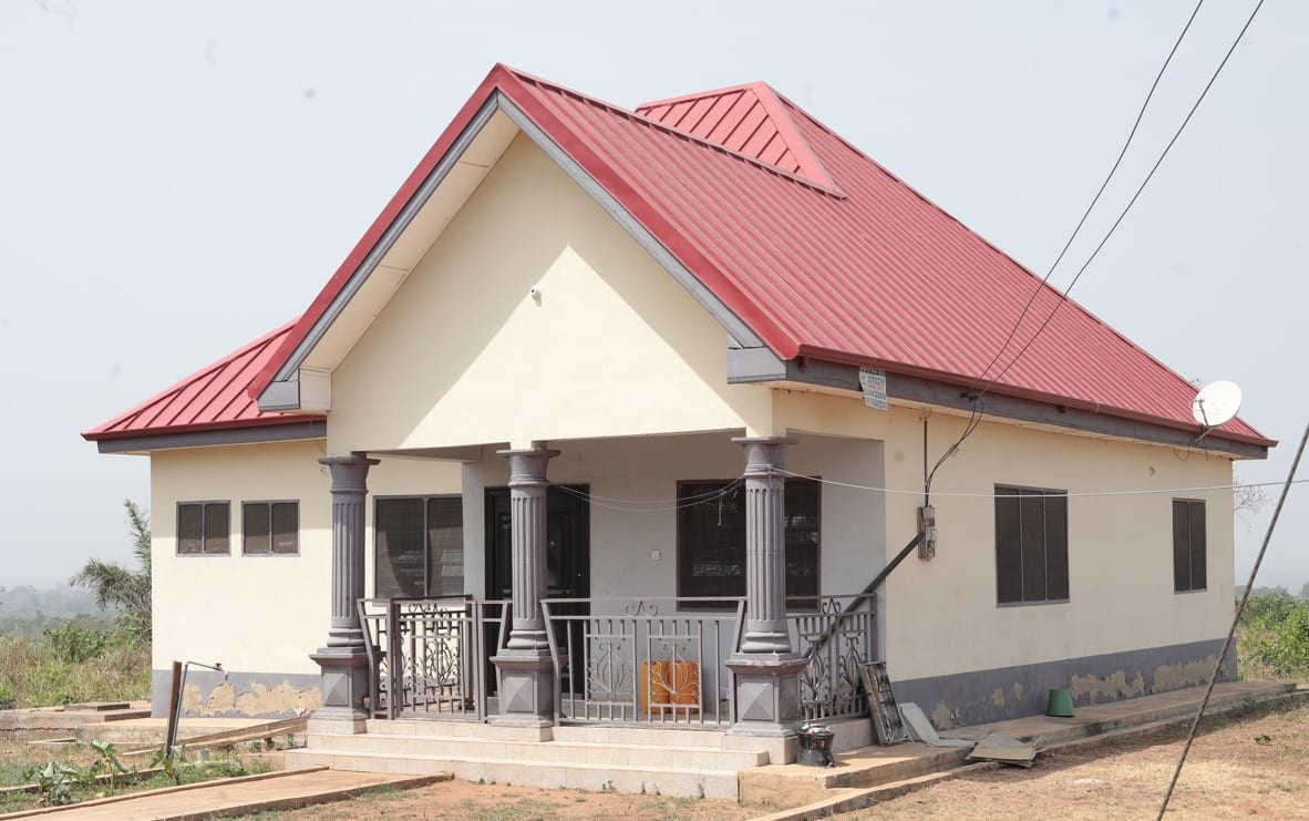 Construction of Headmaster's bungalow at Yeboah Asuamah SHS