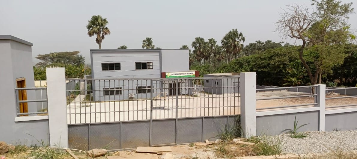 Construction of YEA regional office at Techiman