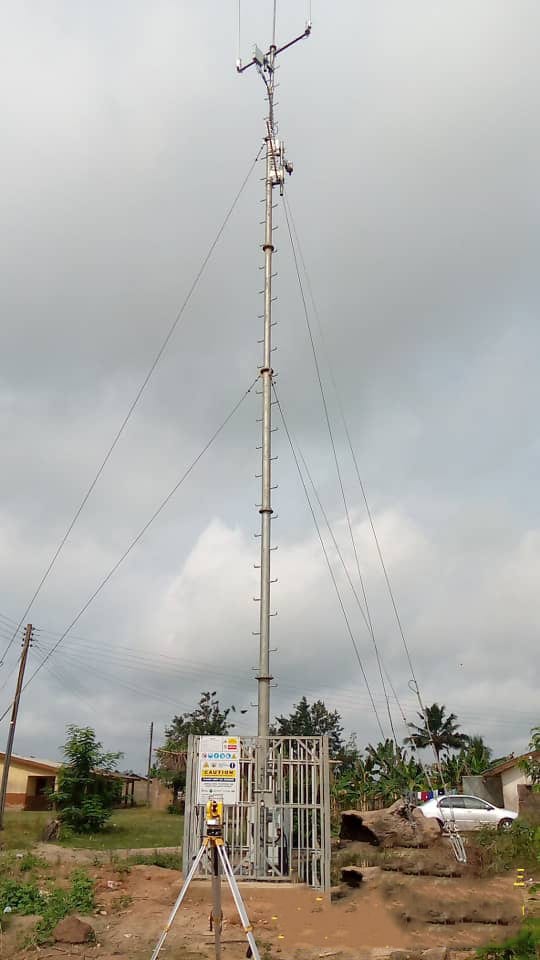 Installation of Telecommunication Mast at Nuamakrom