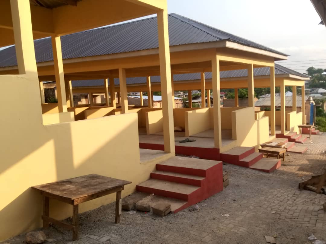 Construction of 4 No. 20 Unit Market Stalls at Twifo Praso