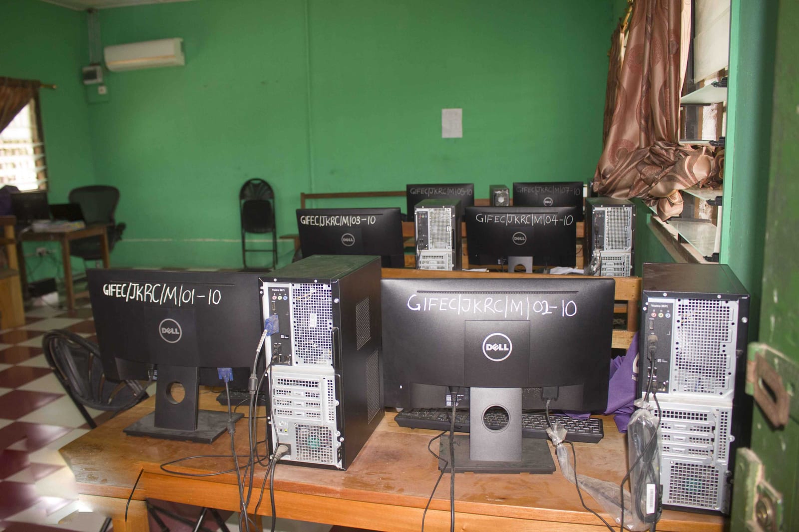 Distribution of Computers to Jukwa R/C Basic School