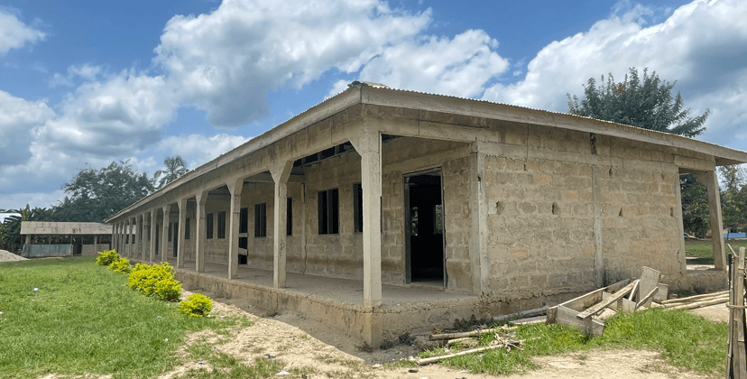 Construction of 6-Unit classroom block at Meretweso