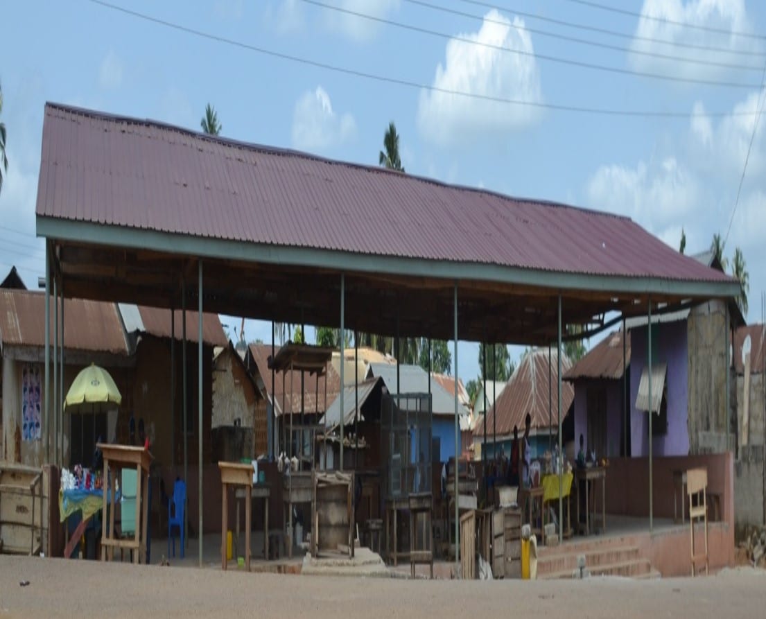 Construction of 1No. Open Shed Market at Asikuma