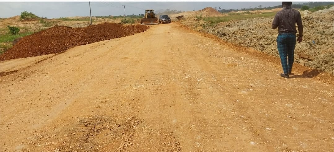 Construction of Asaman-Subin road