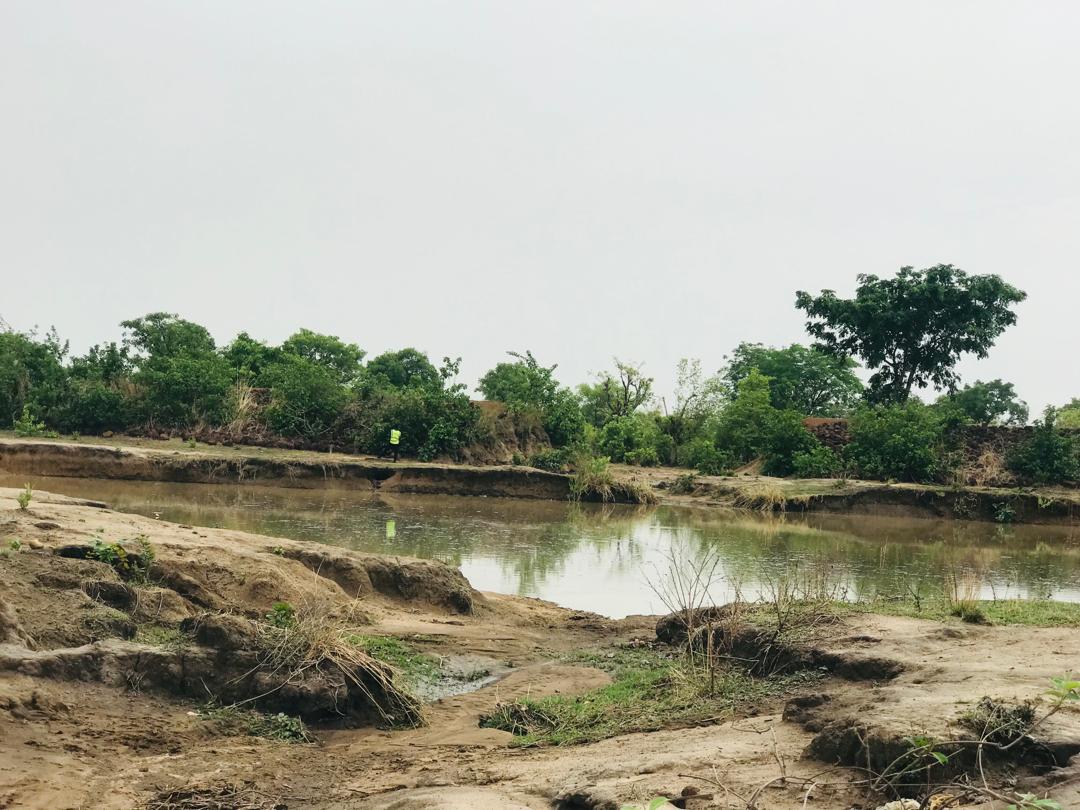 Construction of Small Earth Dam (1V1D) at Loggu