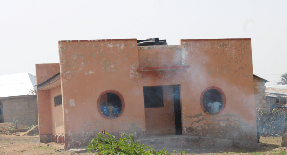 10 Seater Water Closet Toilet with Mechanized Borehole at Dobile