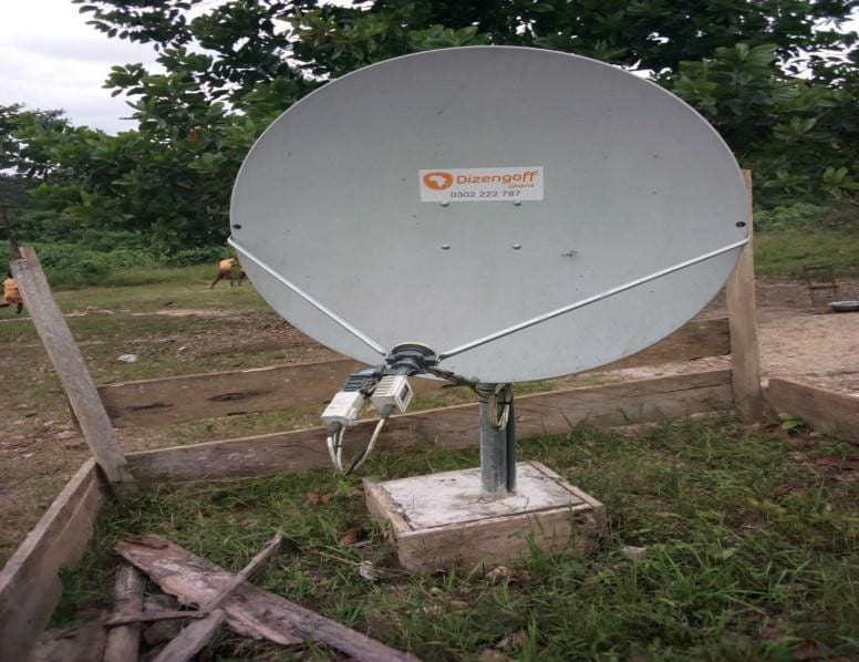 Installation of 1 Internet HUB (VISAT) at Sika Nti JHS
