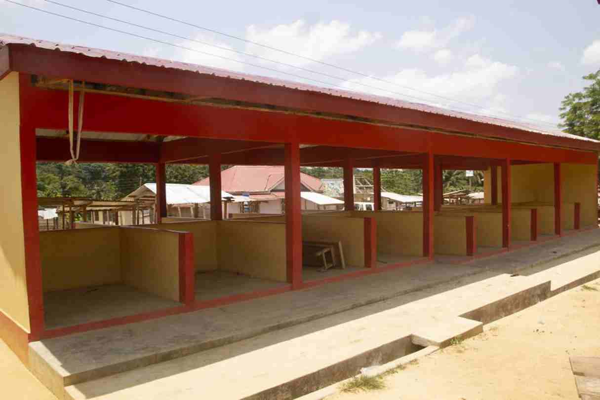 Construction of 20 Market Open Shed at Senchem