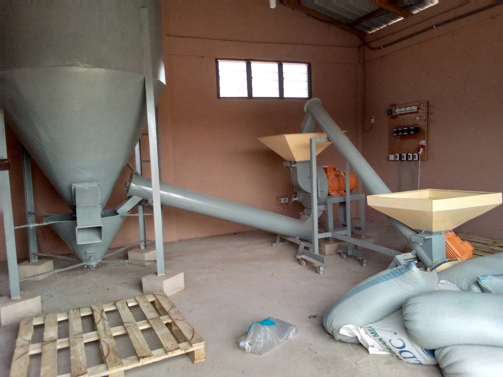 Construction of feed mill