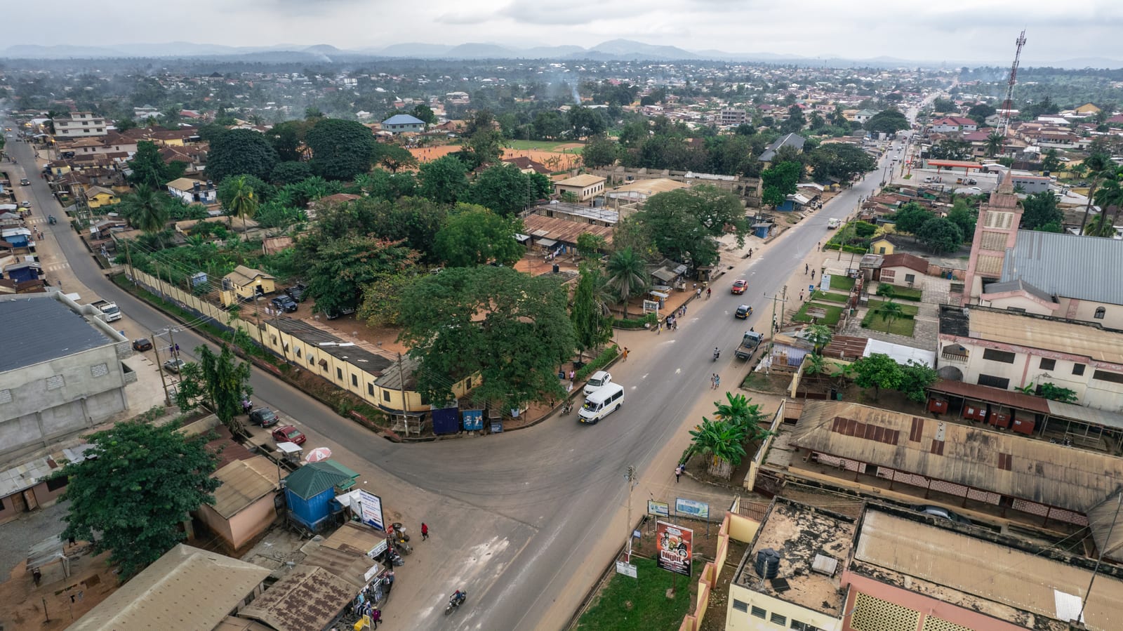 Asphaltic Overlay on Asamankese Town Roads