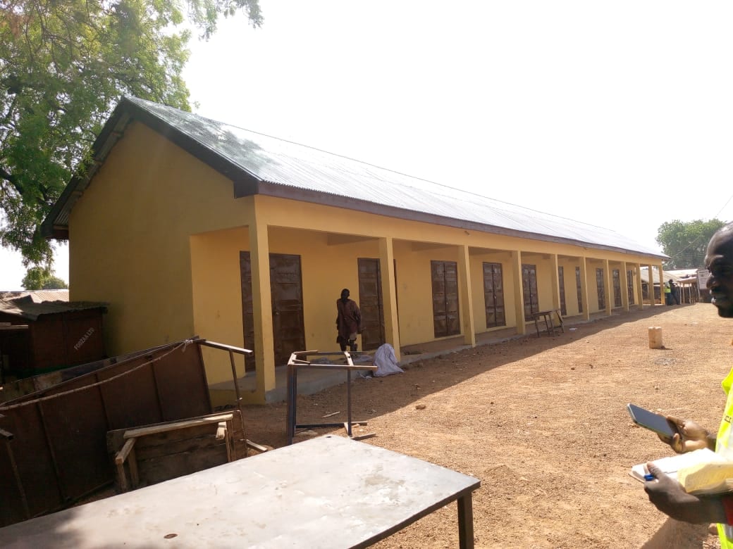 Construction of 10-Unit Lockable stores at Walewale market