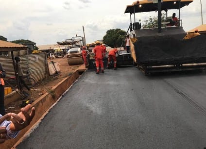 Asphalting of 10 Kilometres of Roads In Yendi Township